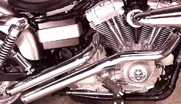harley davdison dyan trike conversion exhaust